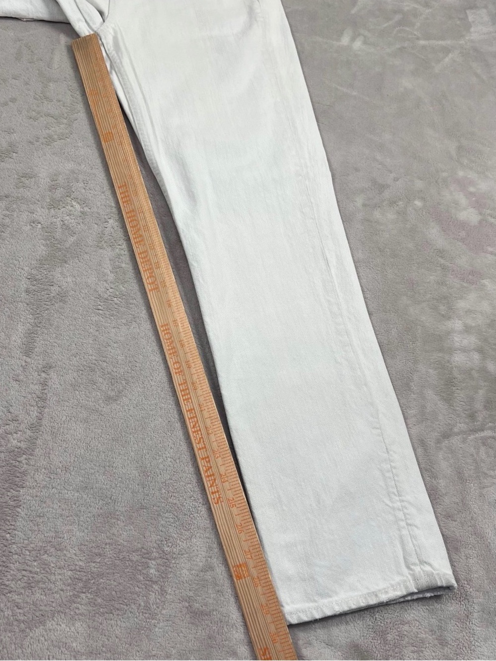 Helmut Lang Relaxed Tapered Off-White Jeans 28x30 - Picture 4 of 8